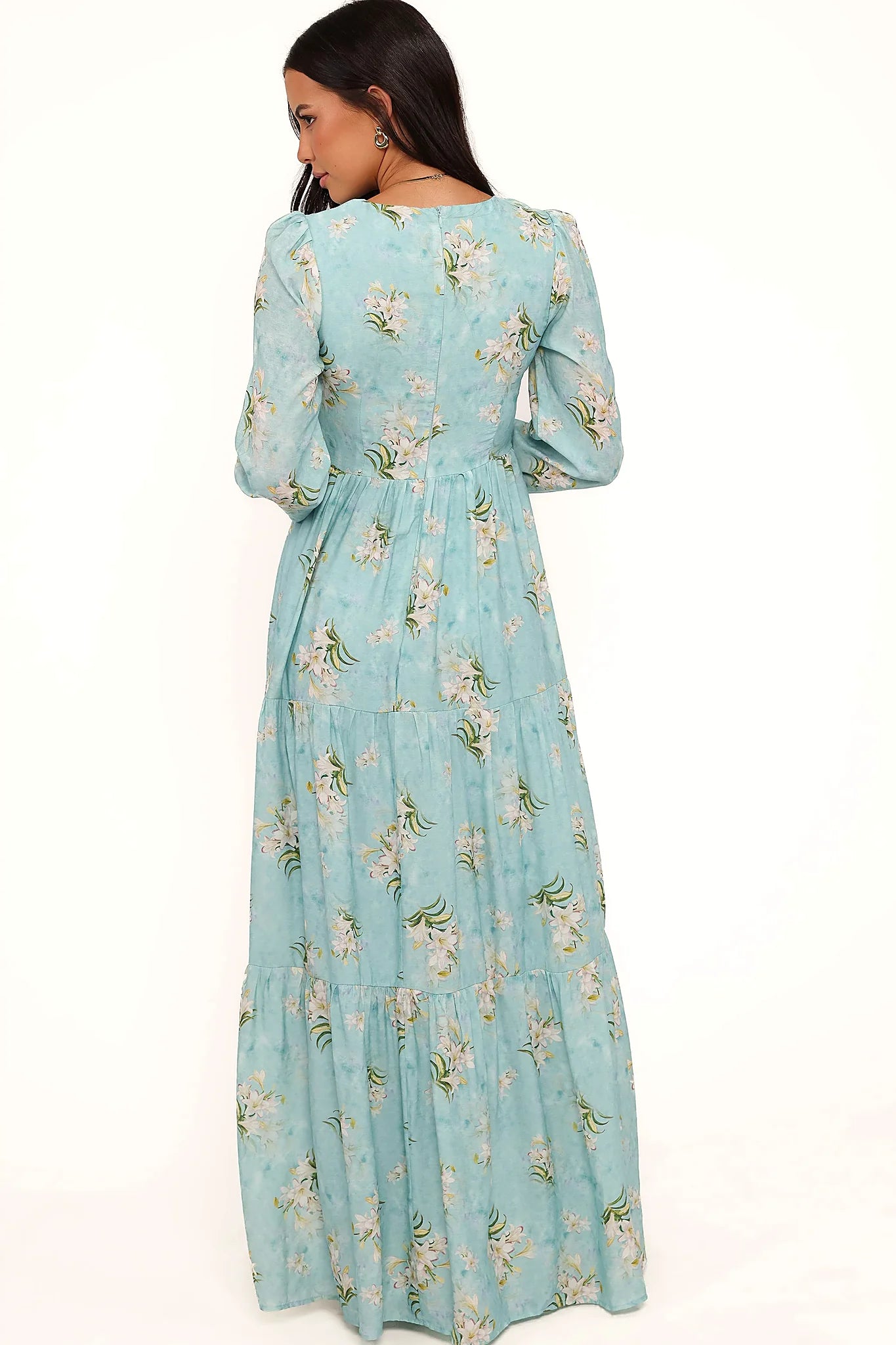 Bernice Maxi Dress - Blue Floral