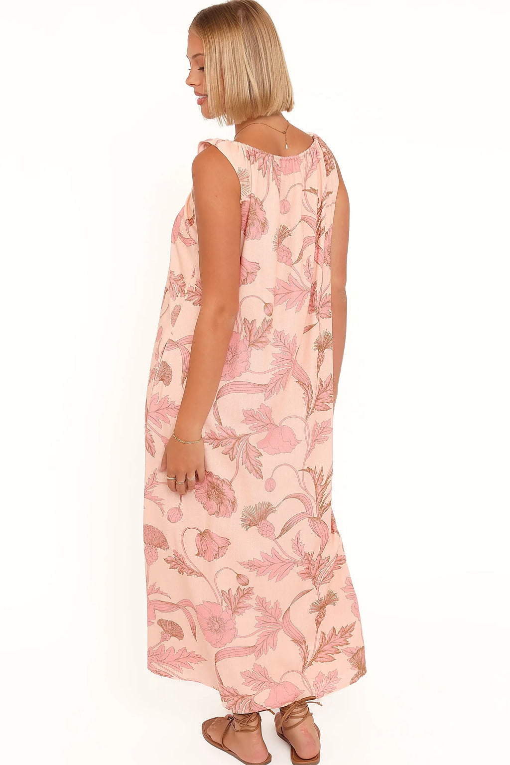Bowman Maxi Dress - Pink Floral