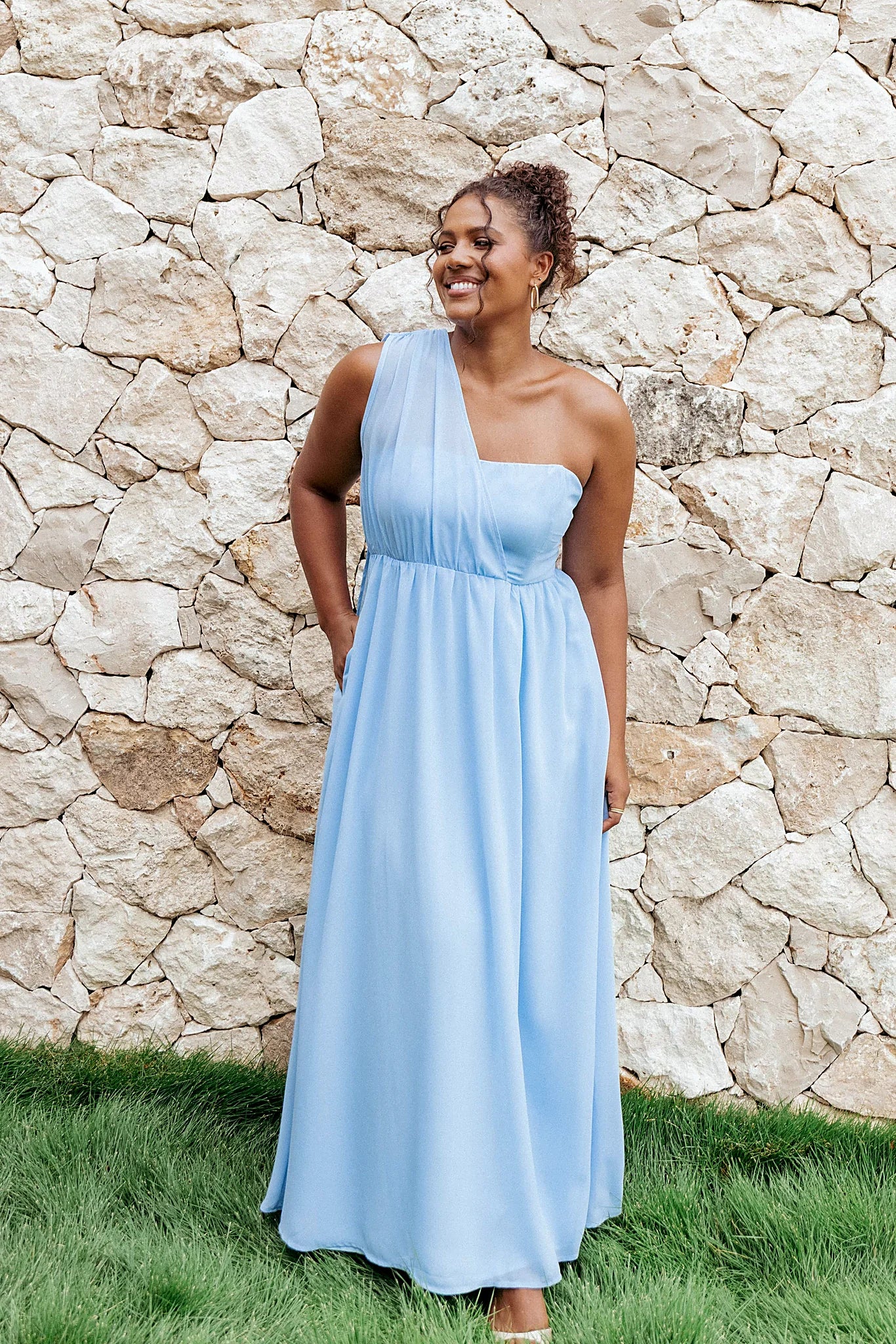 Darlee Maxi Dress - Cornflower Blue