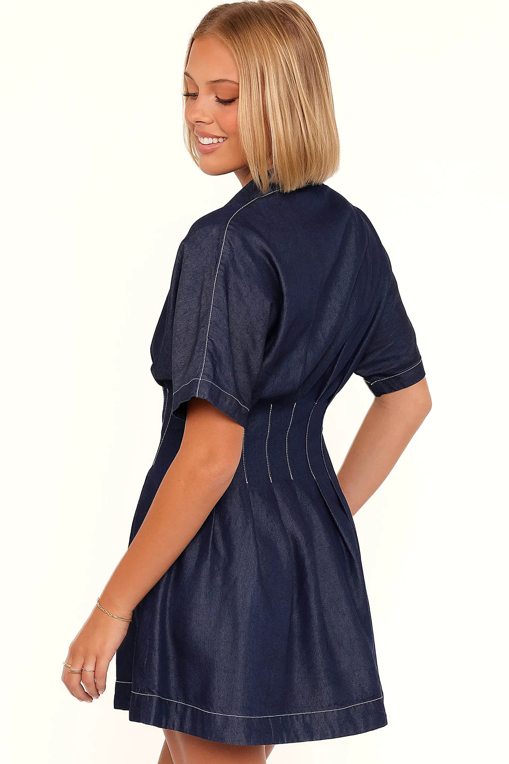 Davine Mini Dress - Blue