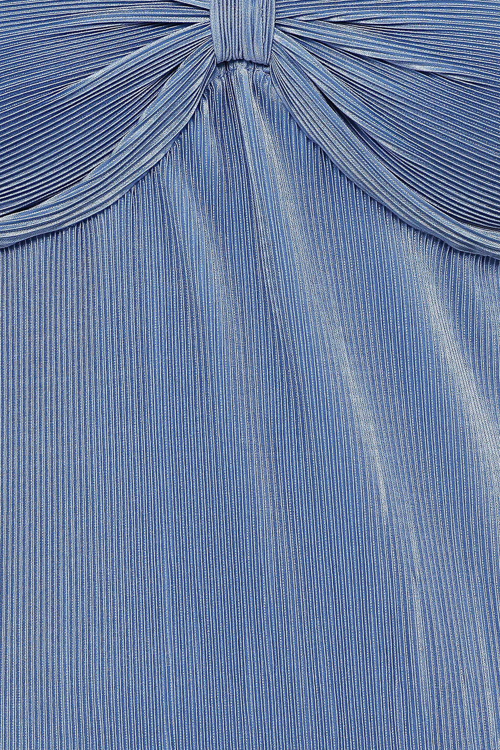 Dolores Pleated Maxi Dress - Cornflower Blue