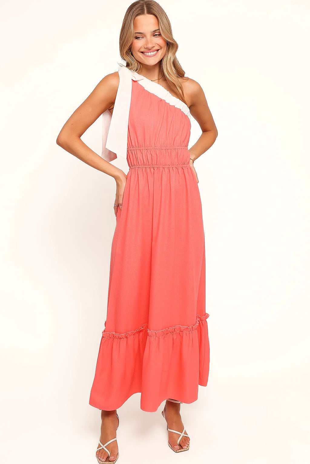 Gilda Maxi Dress - Coral