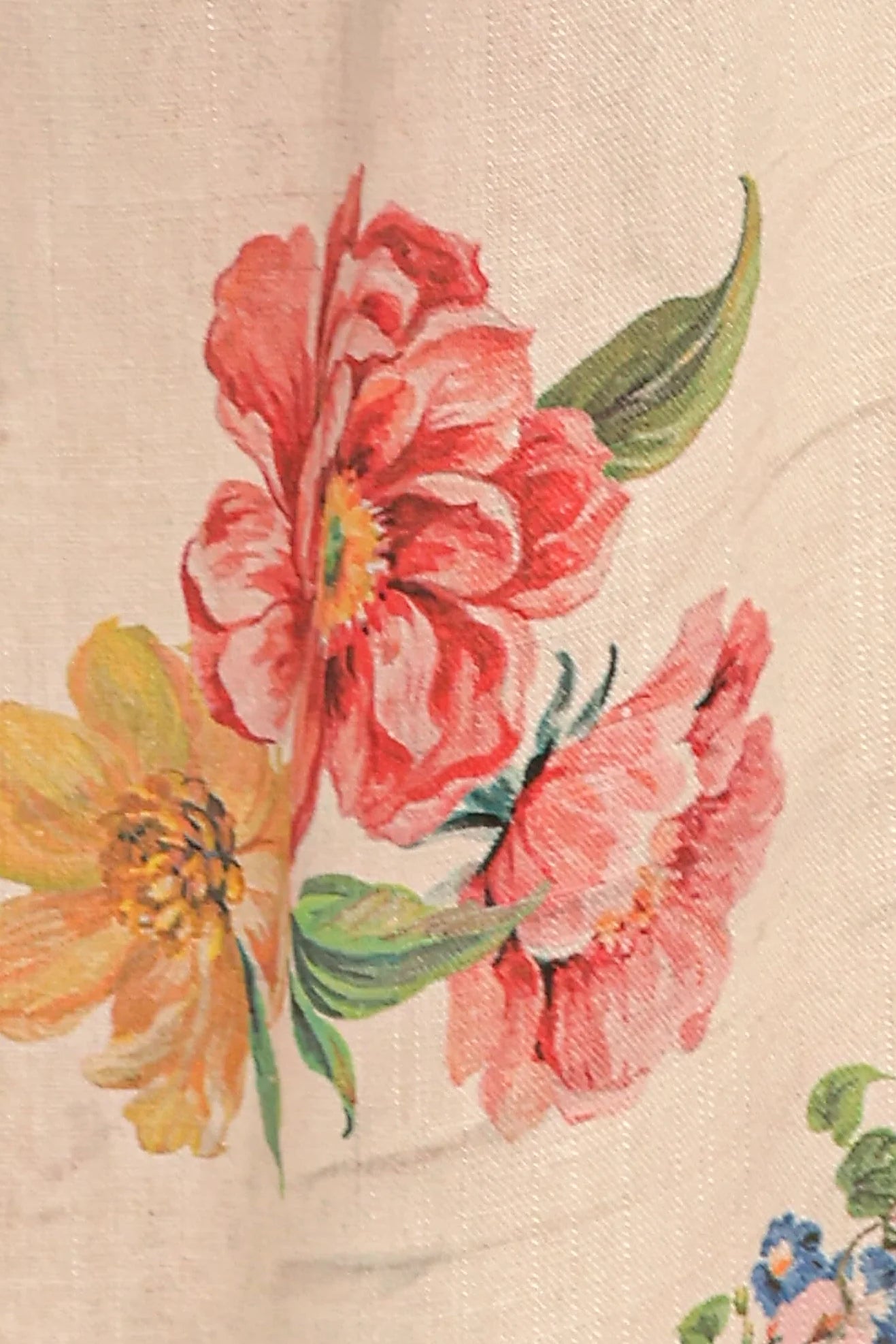 James Button Through Maxi Dress - Rose Tile