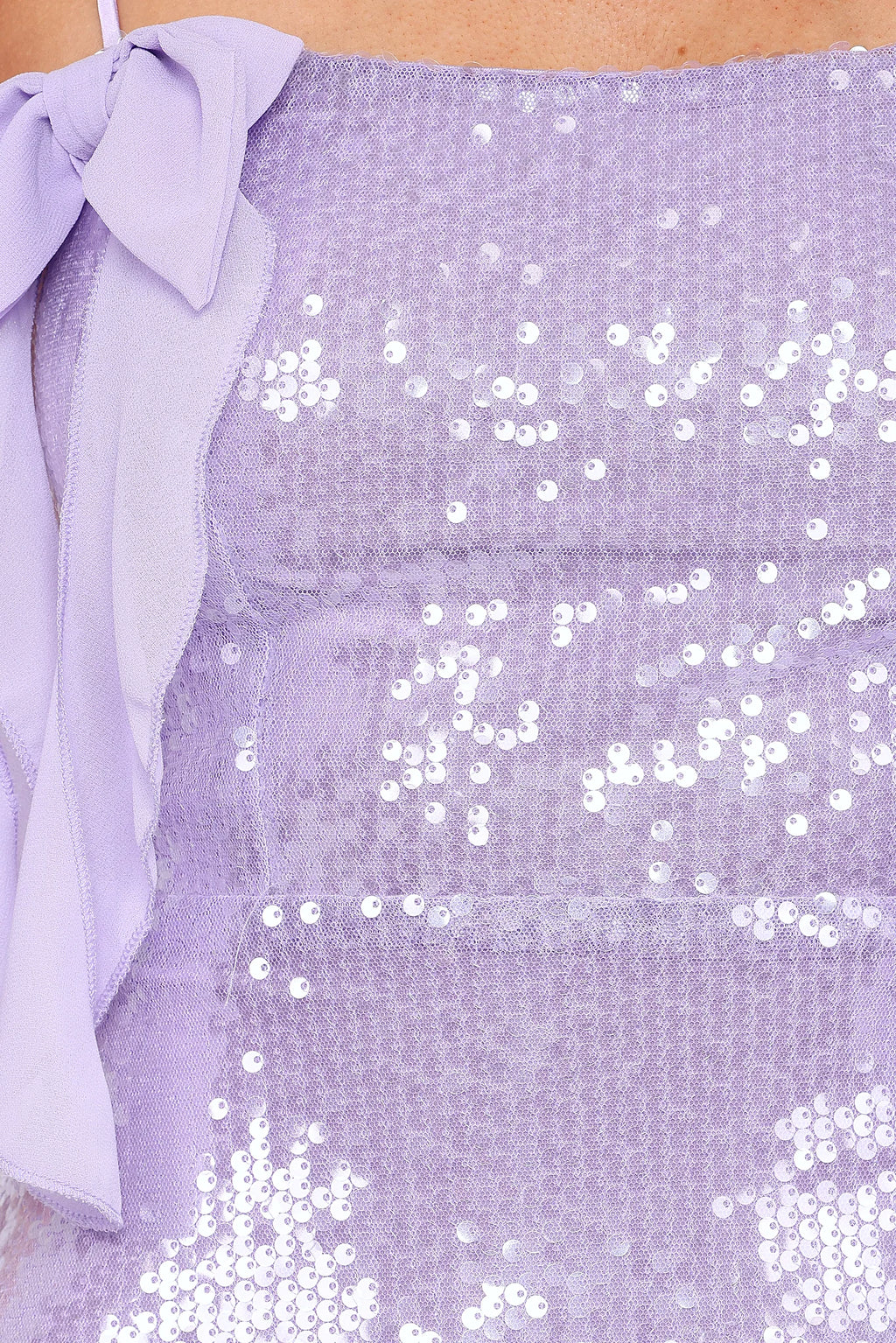 Katerina Mini Dress - Lilac Sequin