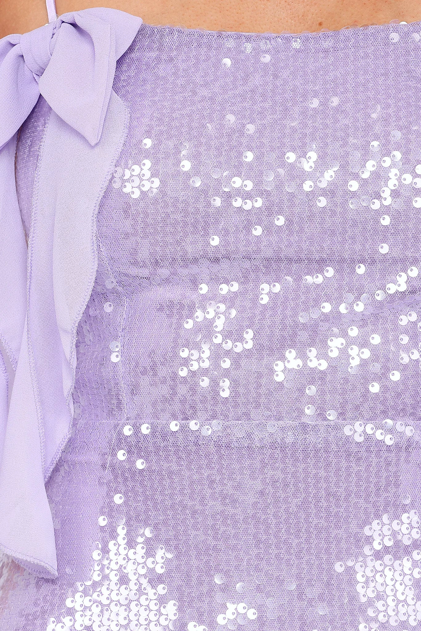 Katerina Mini Dress - Lilac Sequin