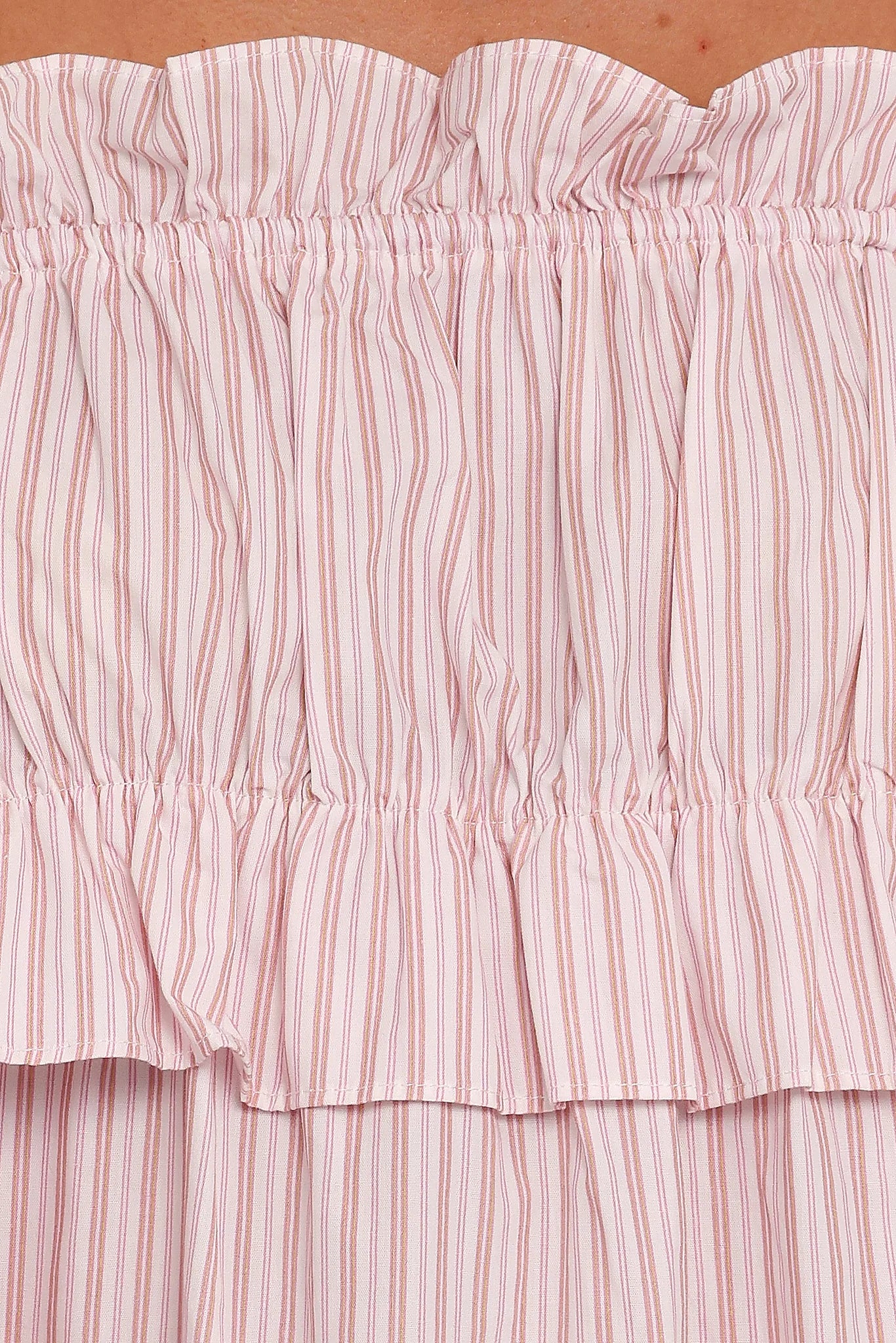 Keonia Mini Dress - Pink Stripe