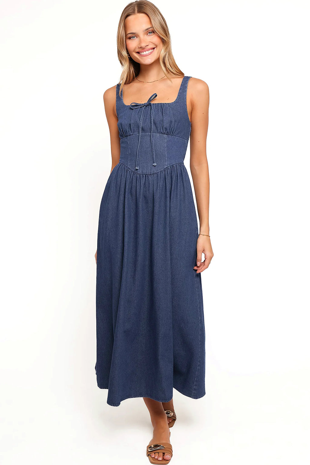 Kinslee Midi Dress - Denim