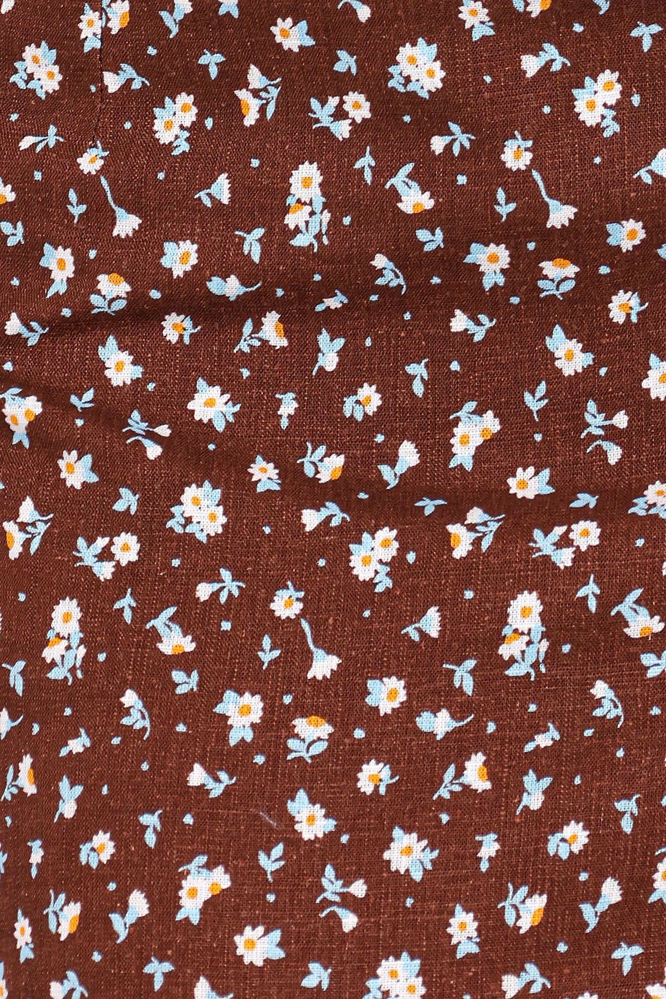 Lanna Maxi Dress - Brown Floral