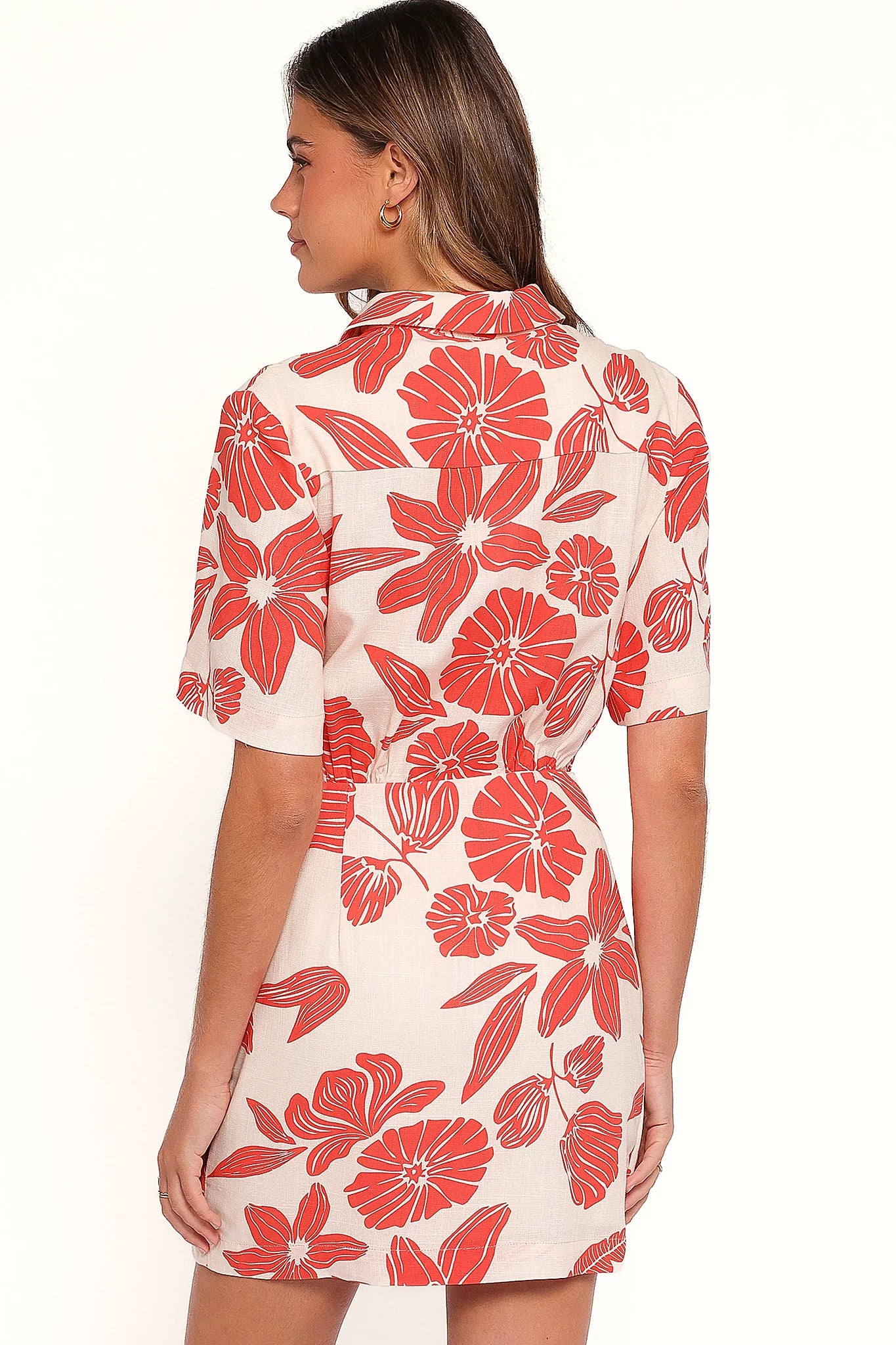 Leyton Mini Dress - Red Floral