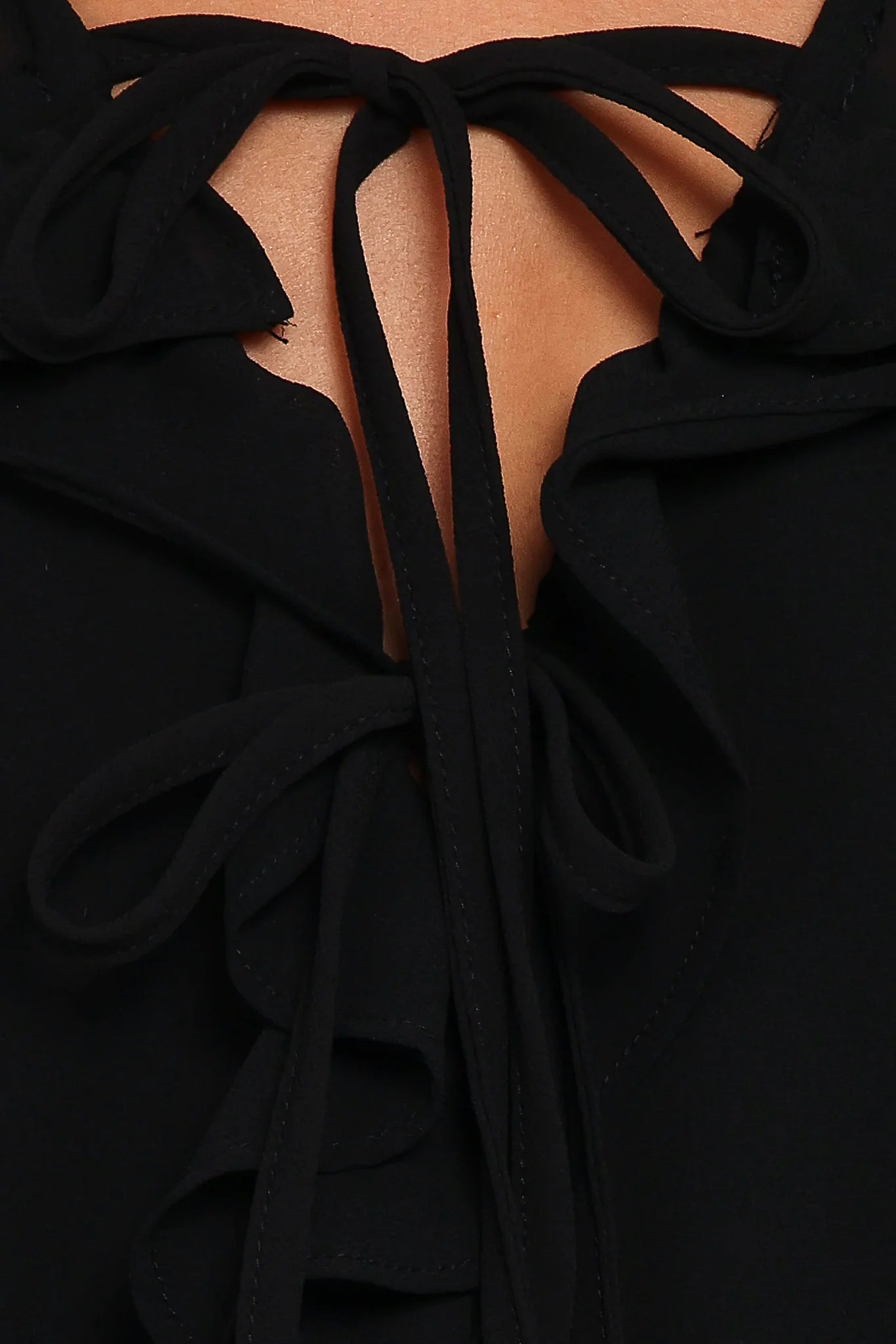 Magnolia Long Sleeve Mini Dress - Black