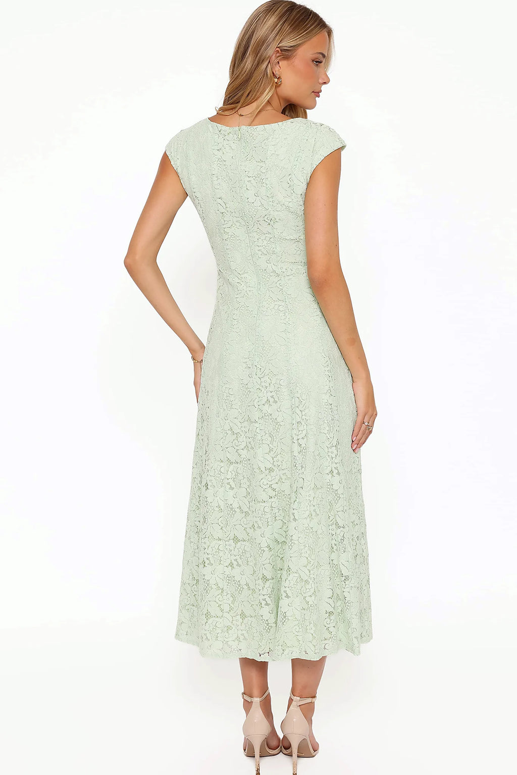 Mapleton Maxi Dress - Sage Green Lace
