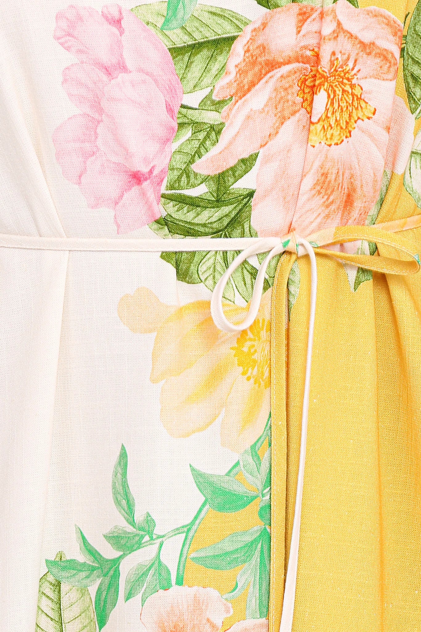 Marlia Maxi Dress - Yellow Poppy
