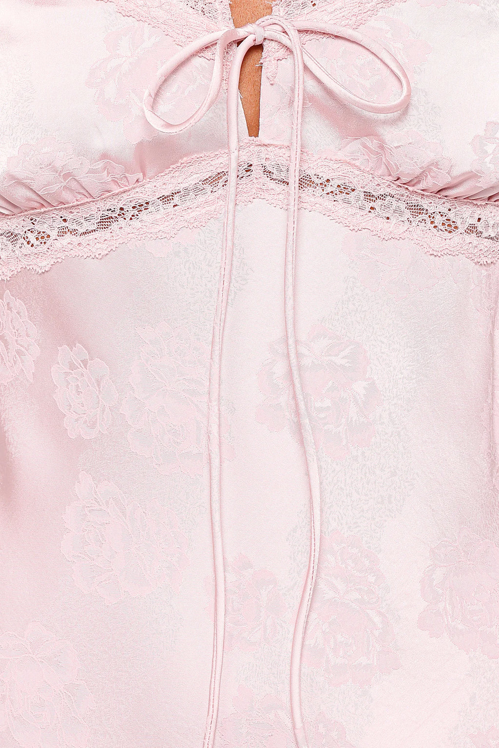 Melita Lace Maxi Dress - Pink