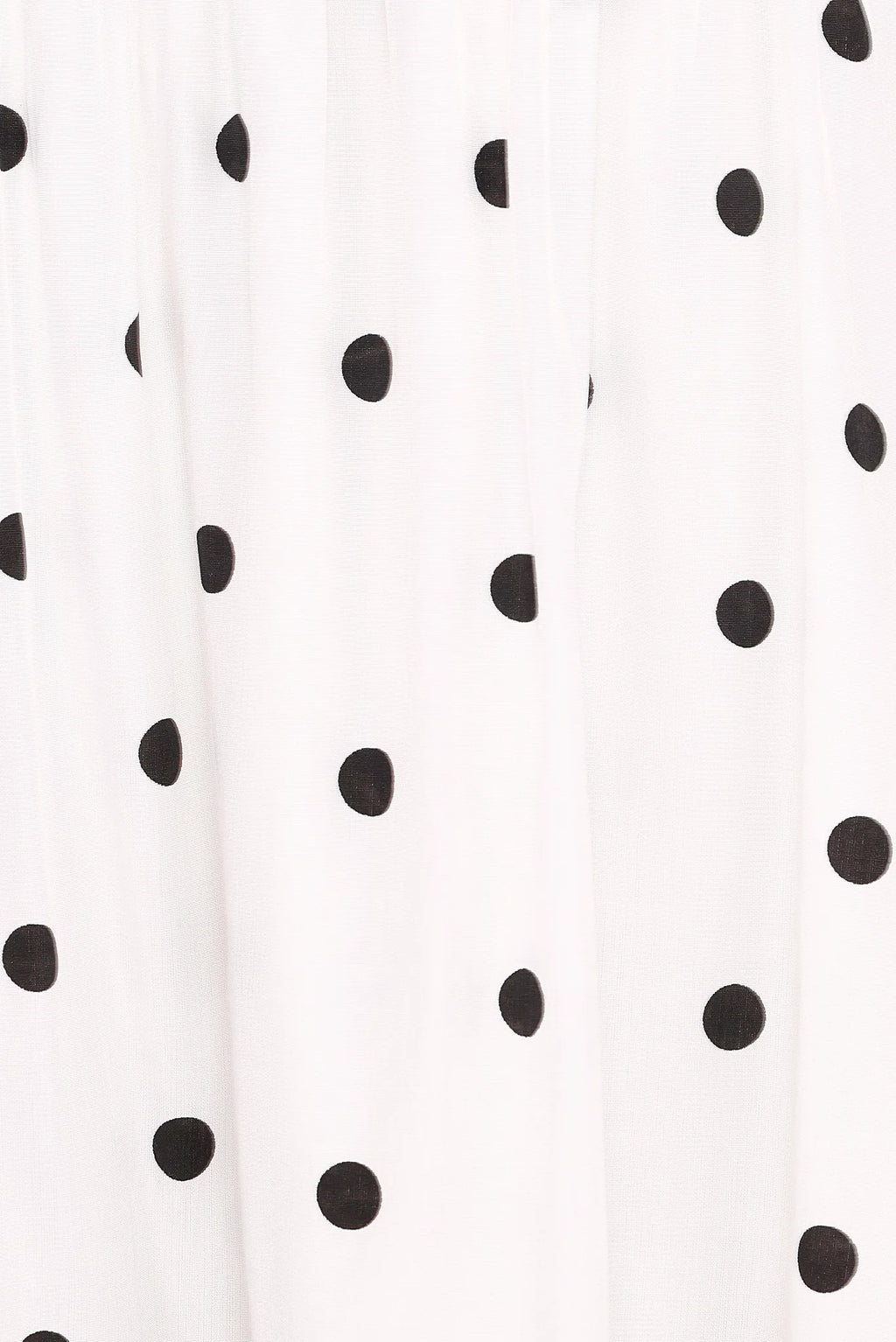 Mona Mini Dress - Black Polka