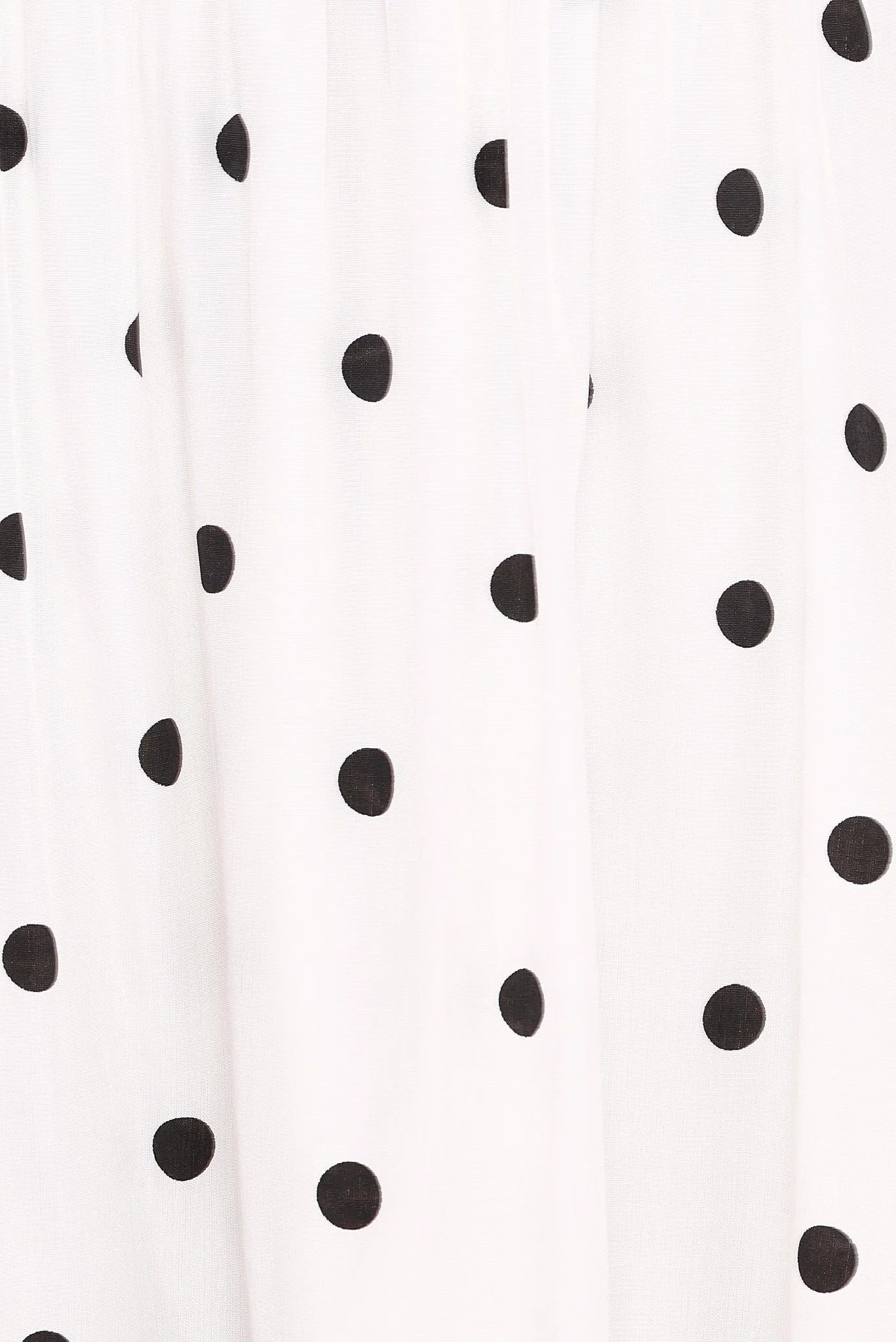 Mona Mini Dress - Black Polka