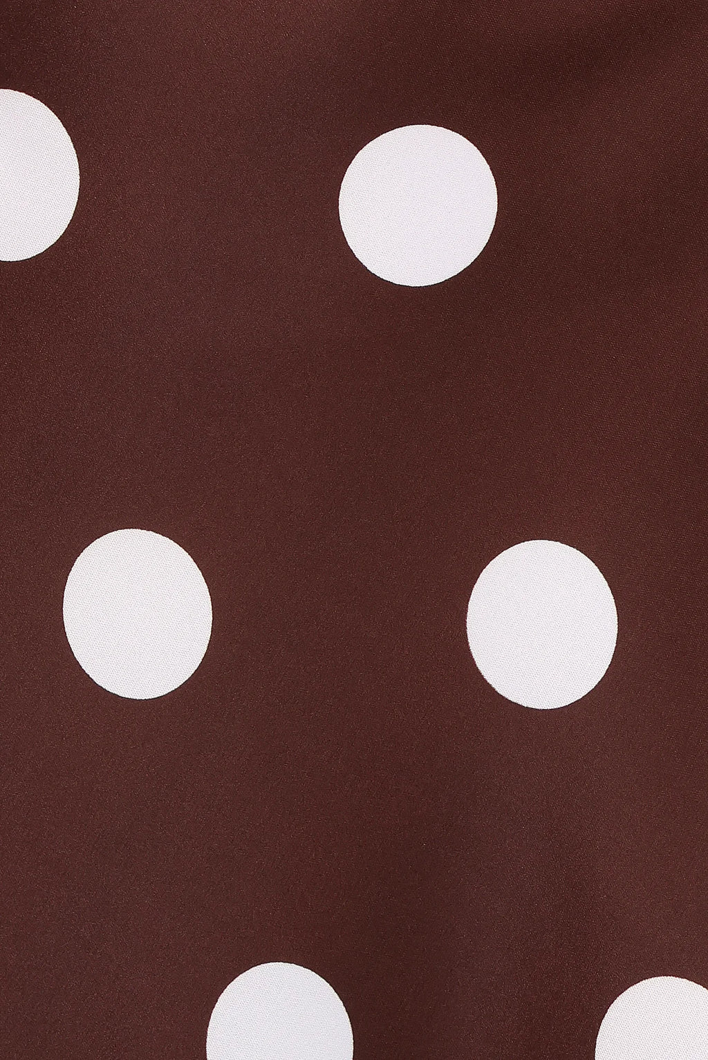 Remmie Strapless Maxi Dress - Brown Polka Dot