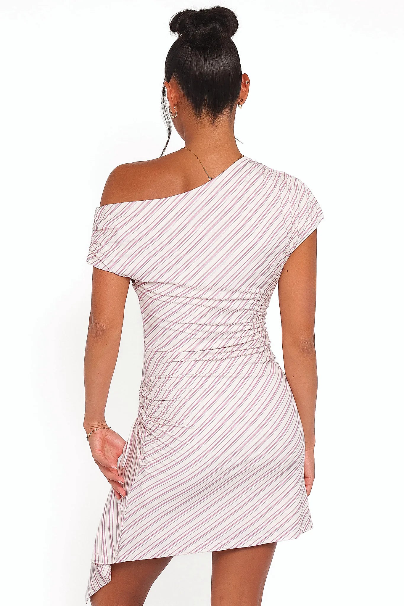 Rois Mini Dress - Pink Stripe