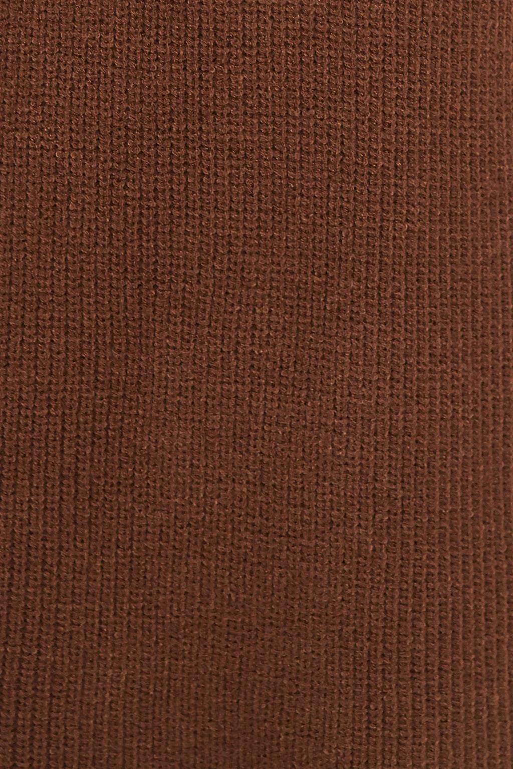 Wright Knit Mini Dress - Chocolate Brown