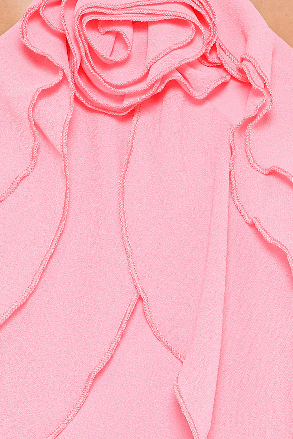 Zorina Halterneck Maxi Dress - Coral