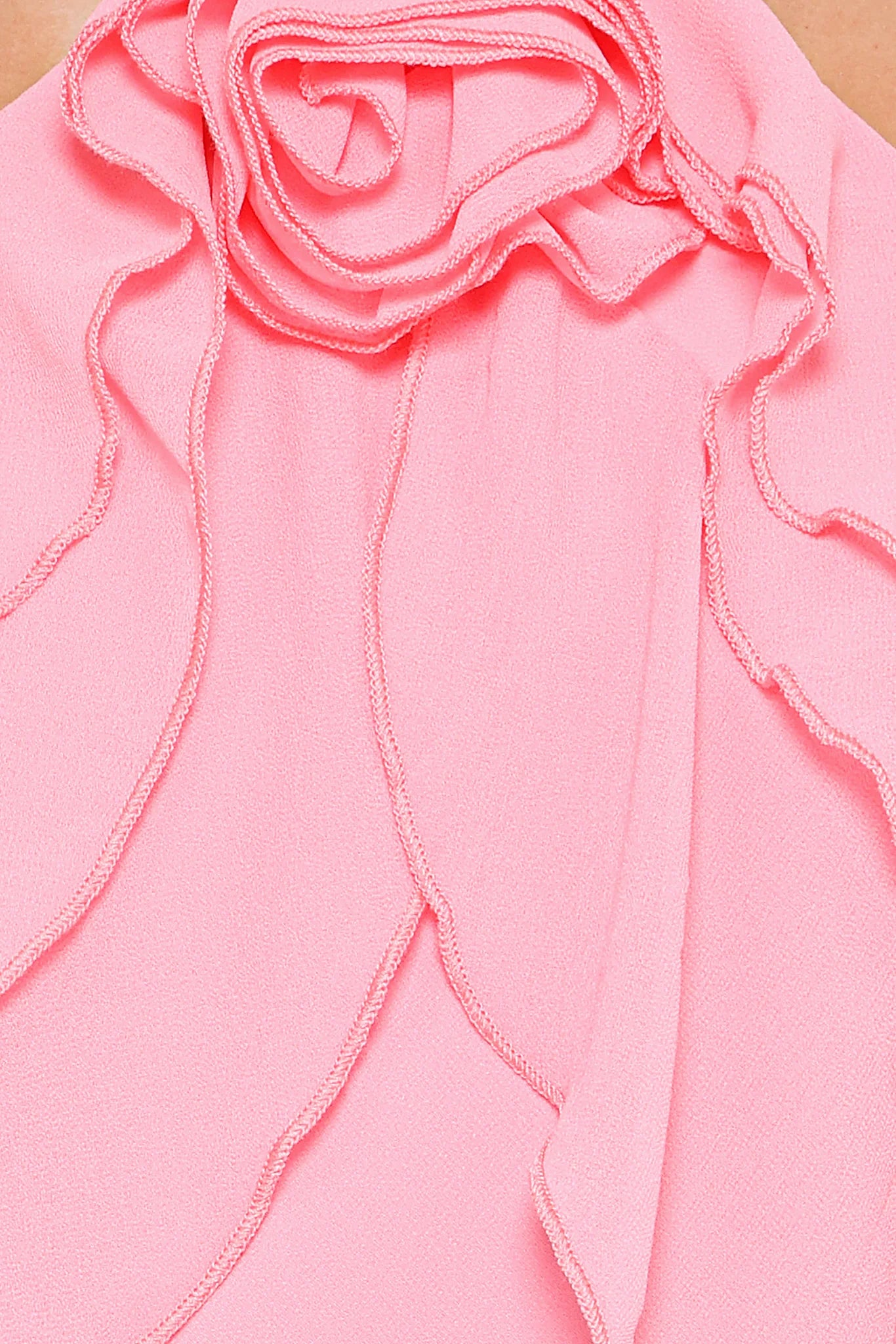 Zorina Halterneck Maxi Dress - Coral